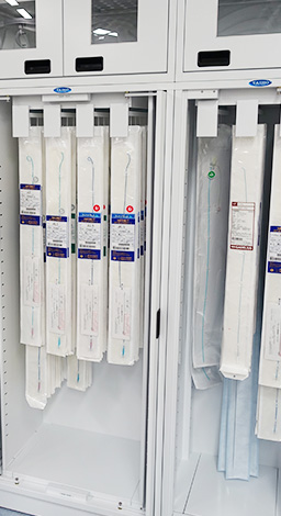 フックに吊るす